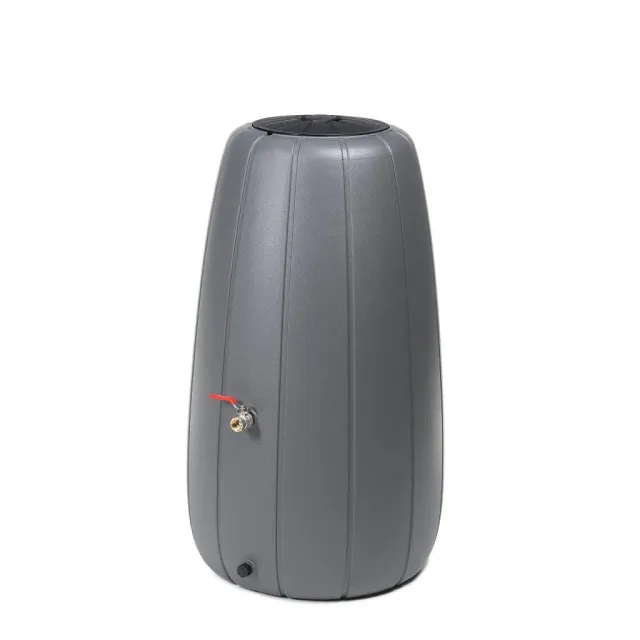 Kreher Gaja Regentonne 200 Liter Grau bepflanzbar