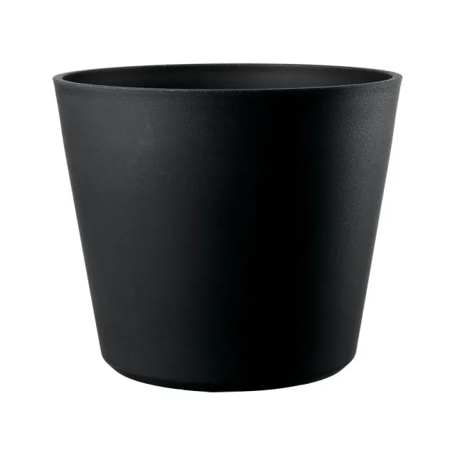 Kreher Origin XXL Pflanzkübel D-78 cm Schwarz mit Rollen