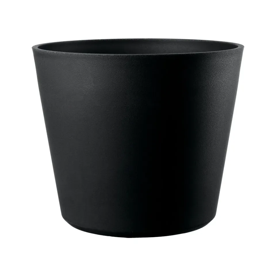 Kreher Origin XXL Pflanzkübel D-78 cm Schwarz mit Rollen
