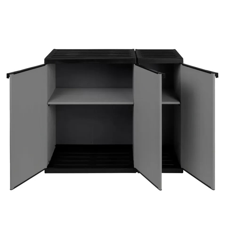 Kreher Armadio Kunststoffschrank 2er Set Beistell modular