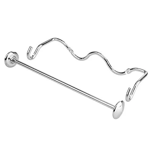 mDesign Küchenrollenhalter Wand Chrom Stahl