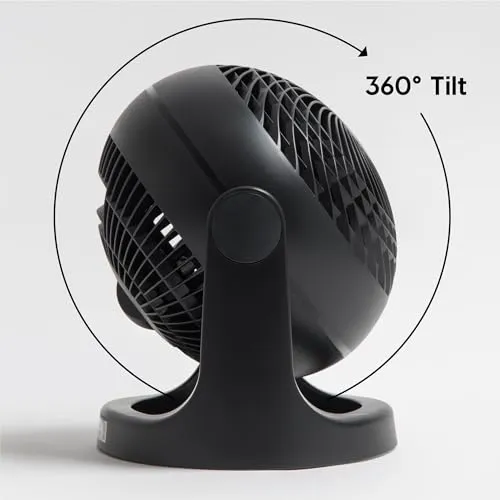 Woozoo PCF-HE18 Tischventilator schwarz 23 m² leise