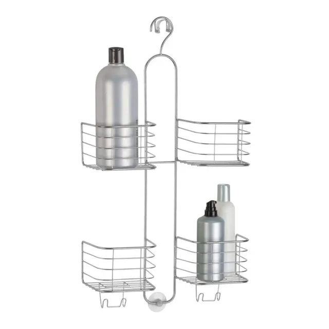 mDesign Duschregal Duschablage silber 4 Körbe