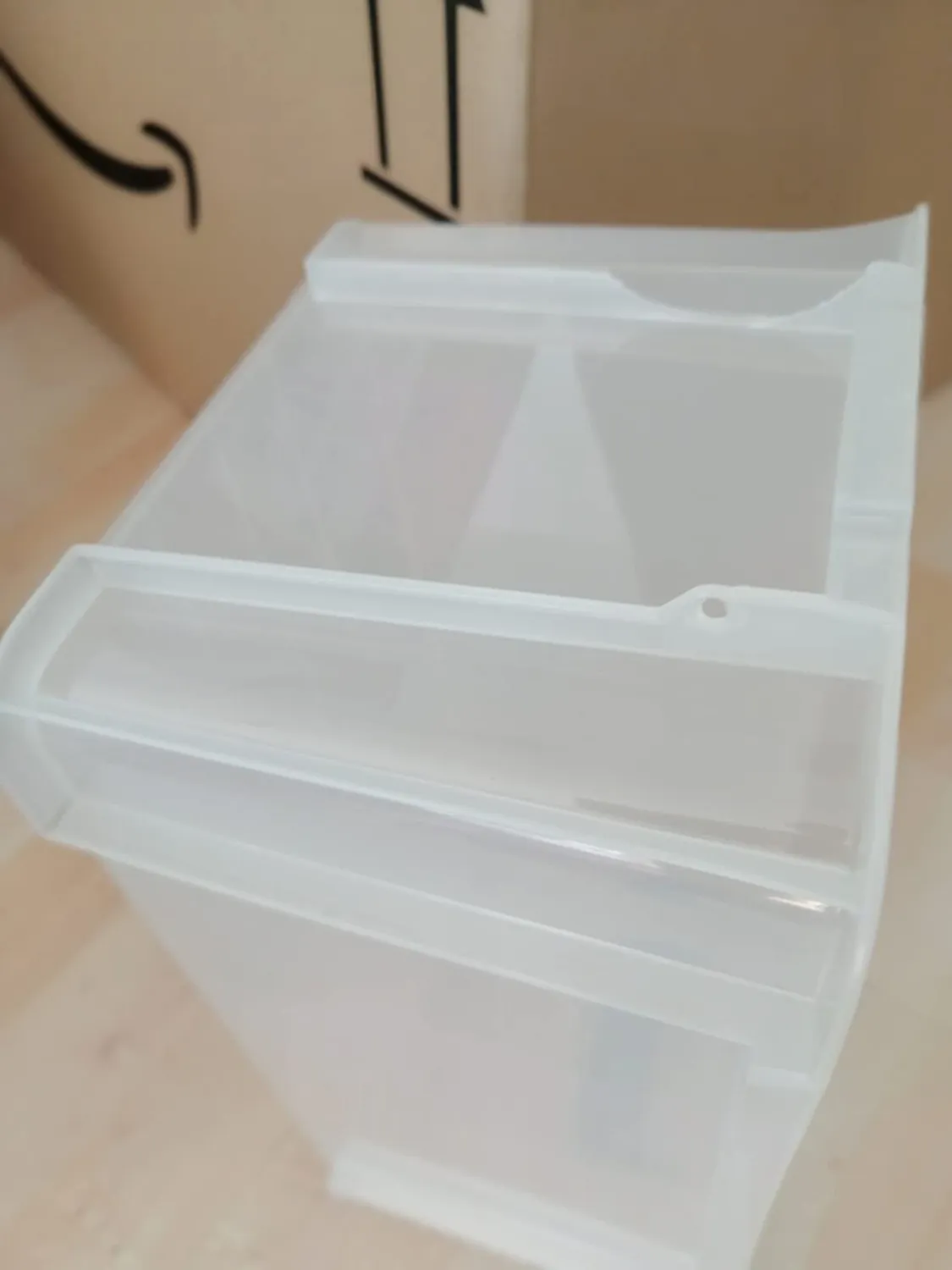 Iris Ohyama Multi Box MBX-6 Aufbewahrungsbox 4x6L transparent stapelbar