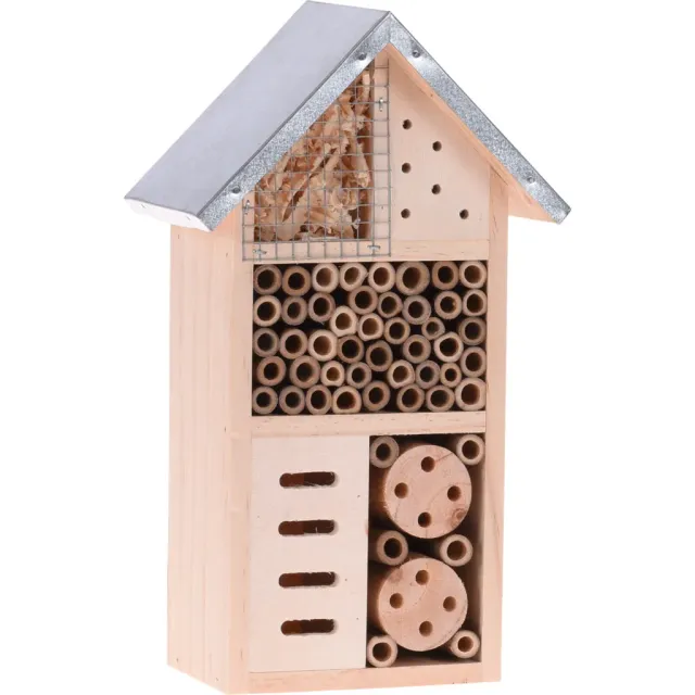 Kreher Insektenhotel Metalldach Bienenhaus XL Holz