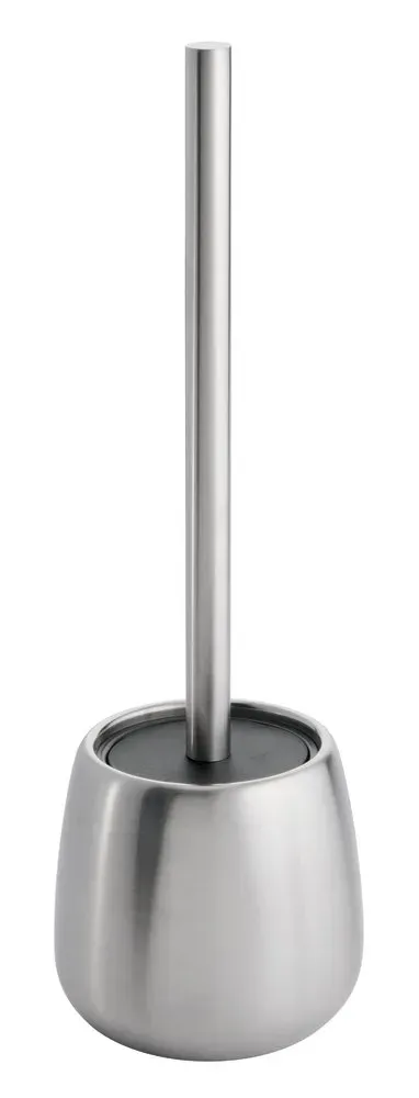 mDesign WC-Bürste Toilettenbürste silber Edelstahl