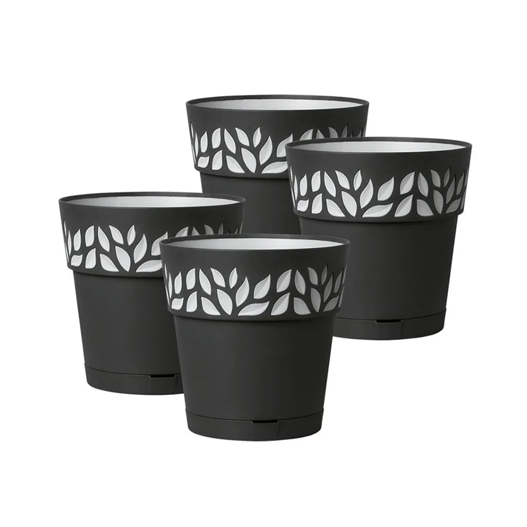 Kreher Cloe Pflanztopf 15cm 4er-Set terrakotta 1,5L