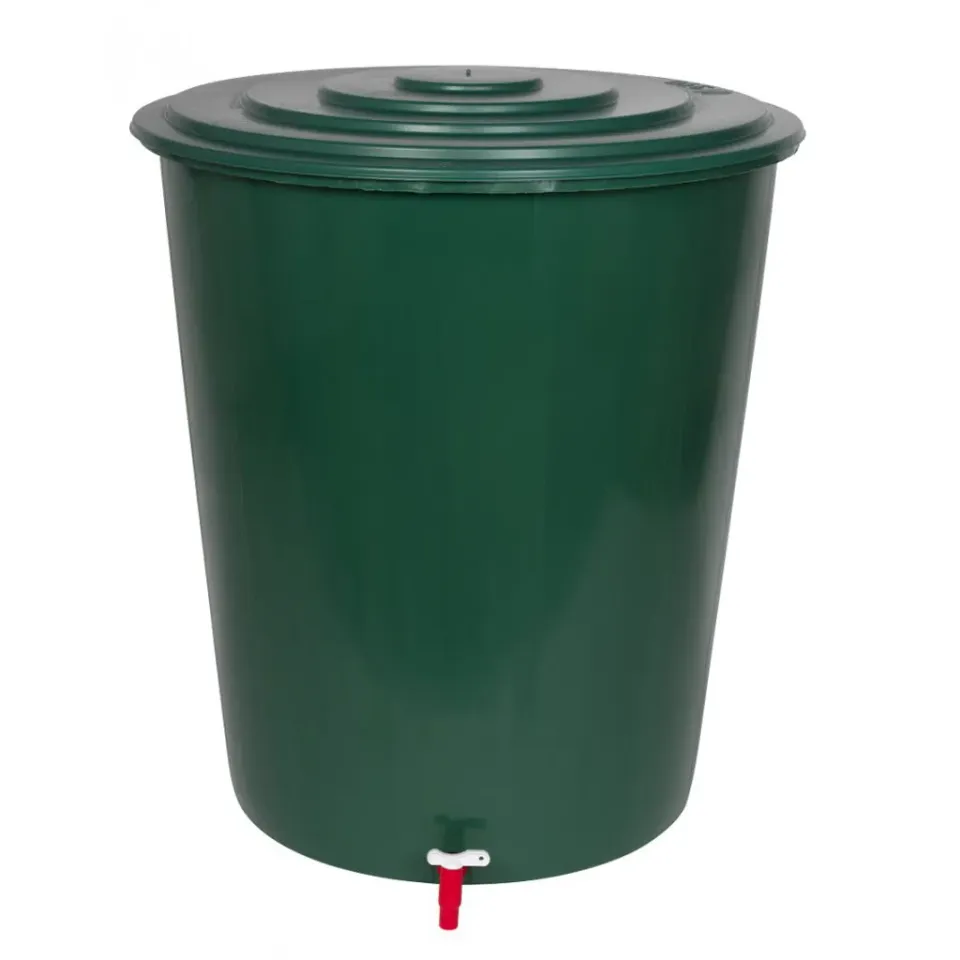 Kreher Wassertonne Regentonne 310 Liter grün mit Hahn