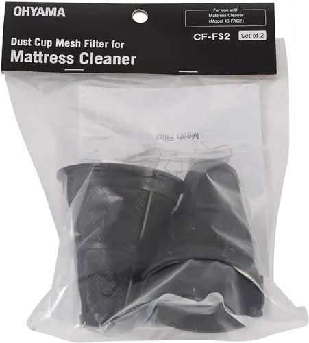 Iris Ohyama CF-FS2 Staubfilter 2er-Set schwarz waschbar