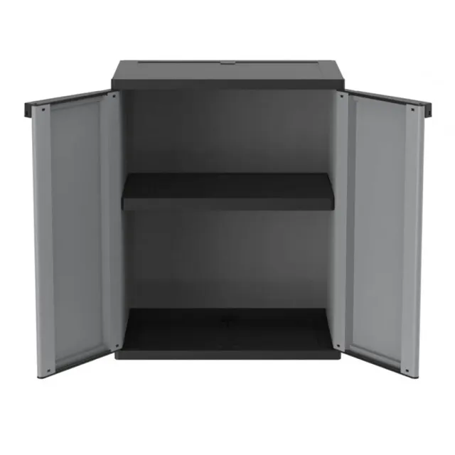 Kreher Jline Kunststoffschrank 68x37,5x85 grau 1 Boden