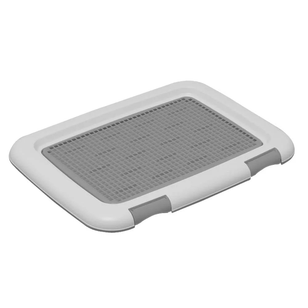Iris Ohyama FT-650 Hundetoilette Tablett L rosa mit Halter