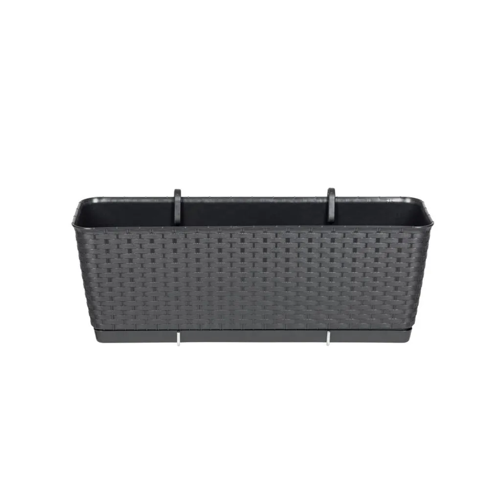 Kreher Ratolla Balkonkasten 50 cm Anthrazit 4er Set