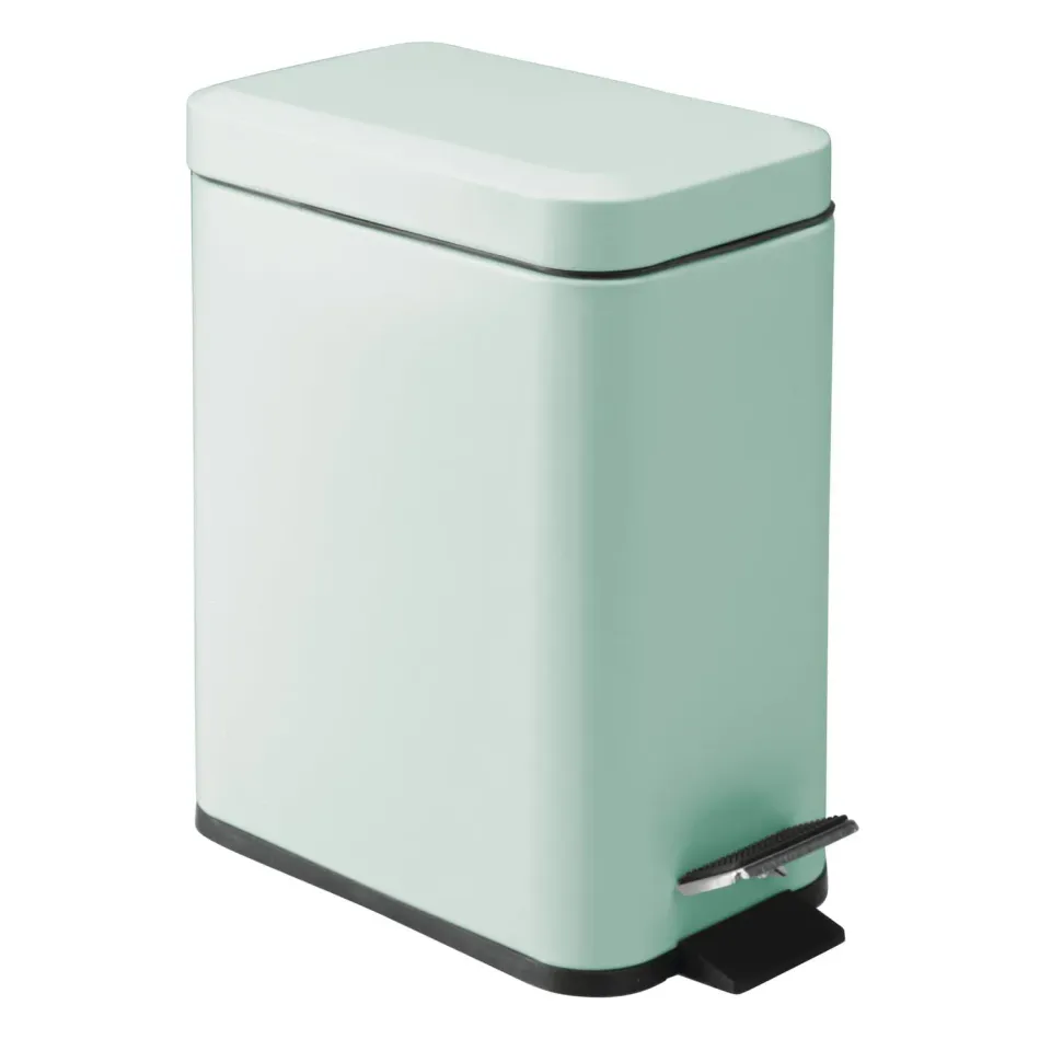 mDesign 11020MDBSTEU Tretmülleimer 5L mintgrün Metall