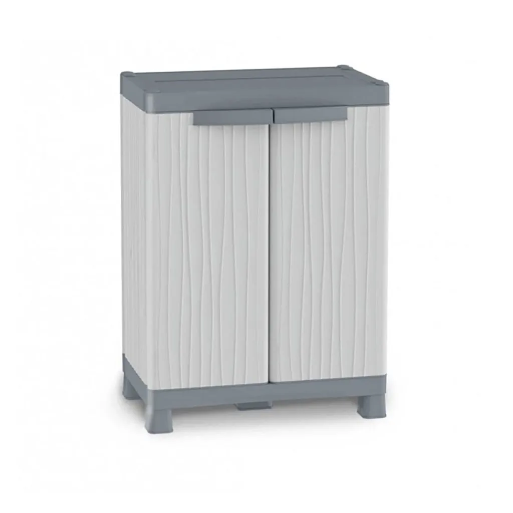 Kreher Base Wave Beistellschrank Kunststoff mit 2 Böden