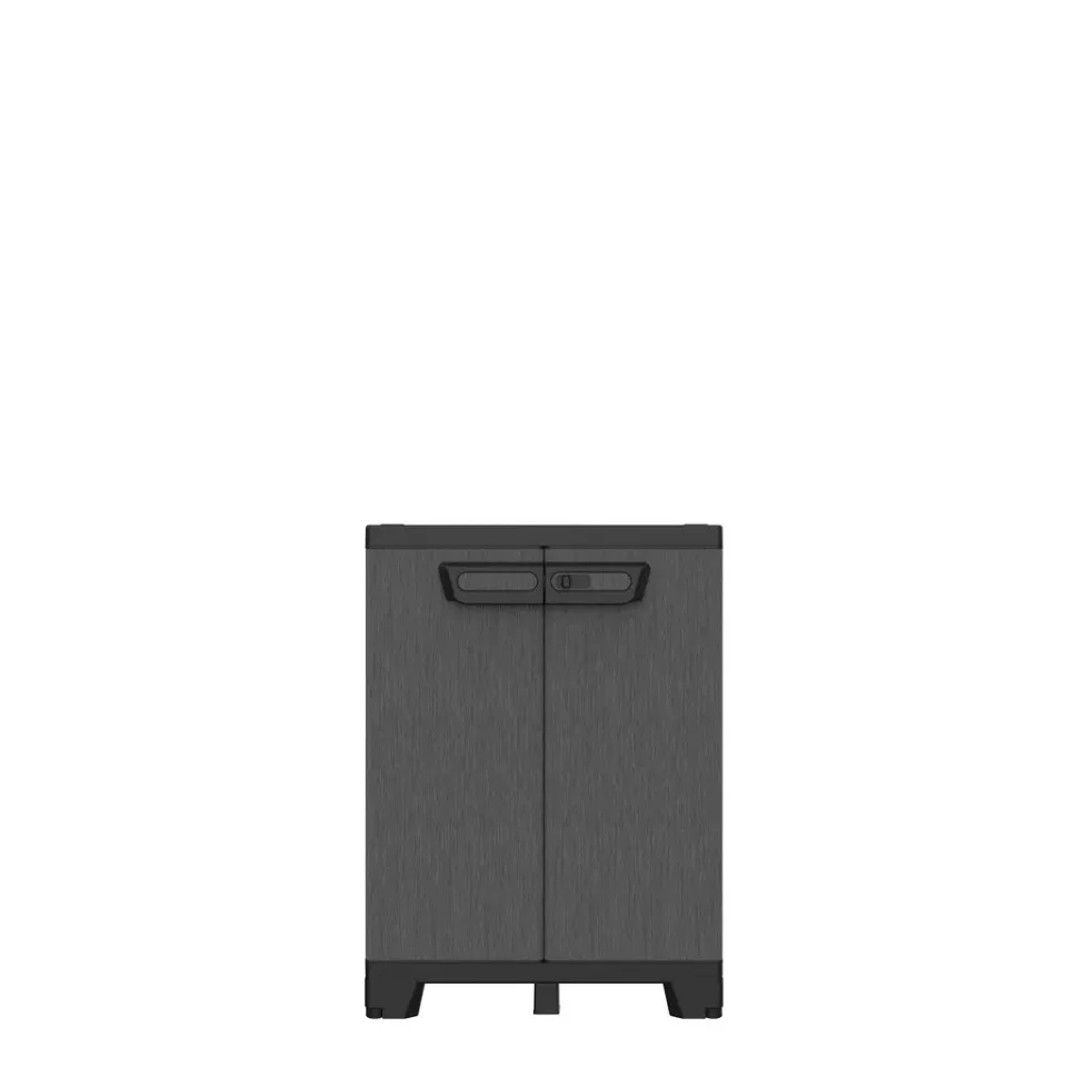 Kreher Ardesia Beistellschrank Anthrazit Schiefer-Optik