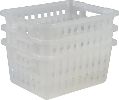 Iris Ohyama VM-30 Korb 11,6L 3er-Set klar BPA-frei