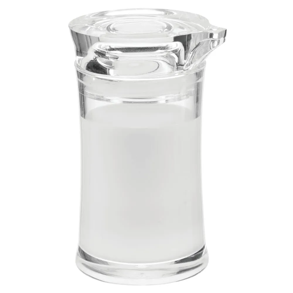 mDesign Dosierflasche Kunststoff durchsichtig 2er-Set mit Deckel