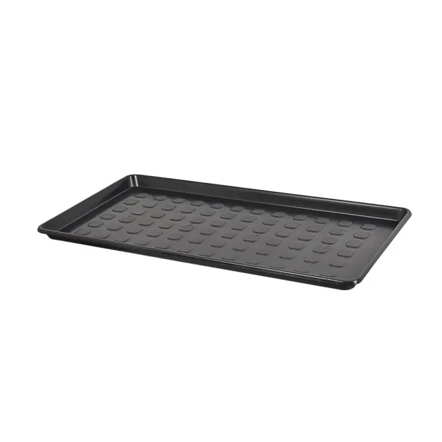 Kreher XL Mehrzweckablage 75,5x38 cm Schwarz Abtropfschale