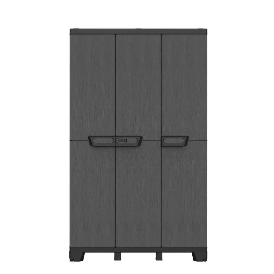 Kreher Ardesia Kunststoffschrank Anthrazit 3-türig 172 cm
