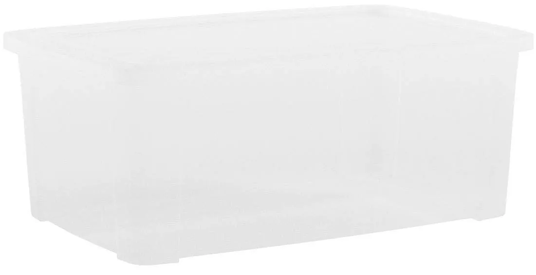 Iris Ohyama MCB-11 Aufbewahrungsbox Transparent 3x11L stapelbar
