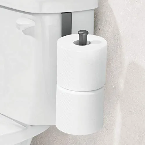mDesign Toilettenpapierhalter Spülkasten grau 2 Rollen