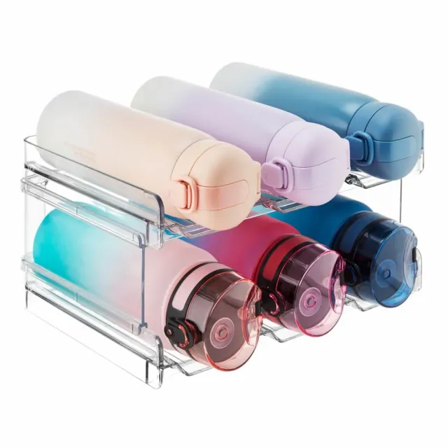 Lifewit Flaschenregal Getränkehalter stapelbar 2 Ebenen