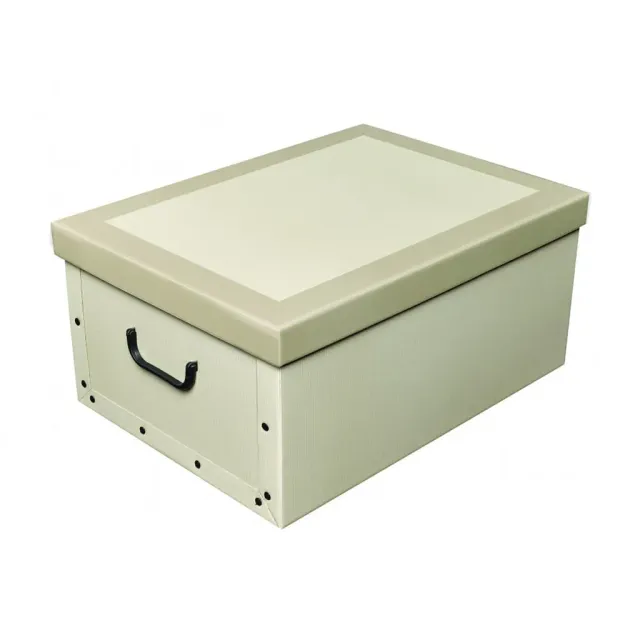 Kreher Classic White Aufbewahrungsbox 40 Liter creme